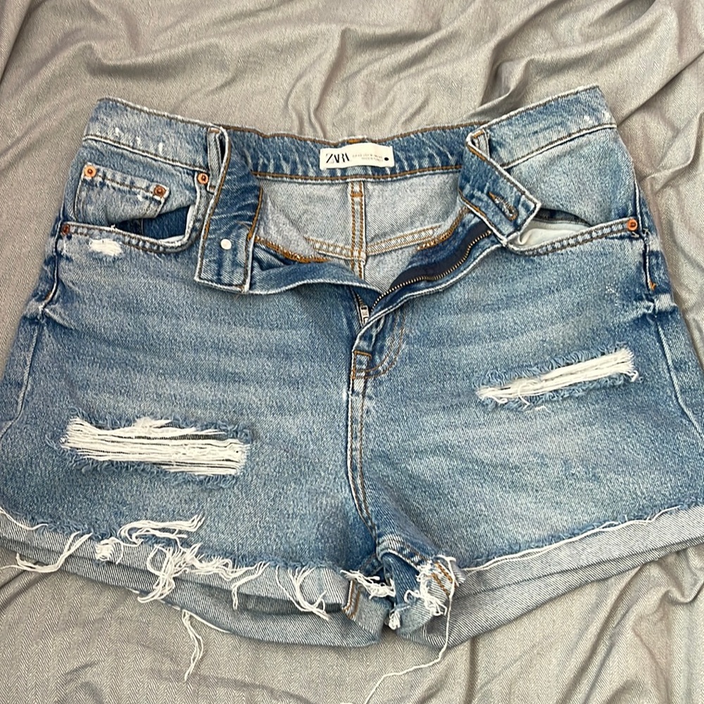 Zara denim shorts